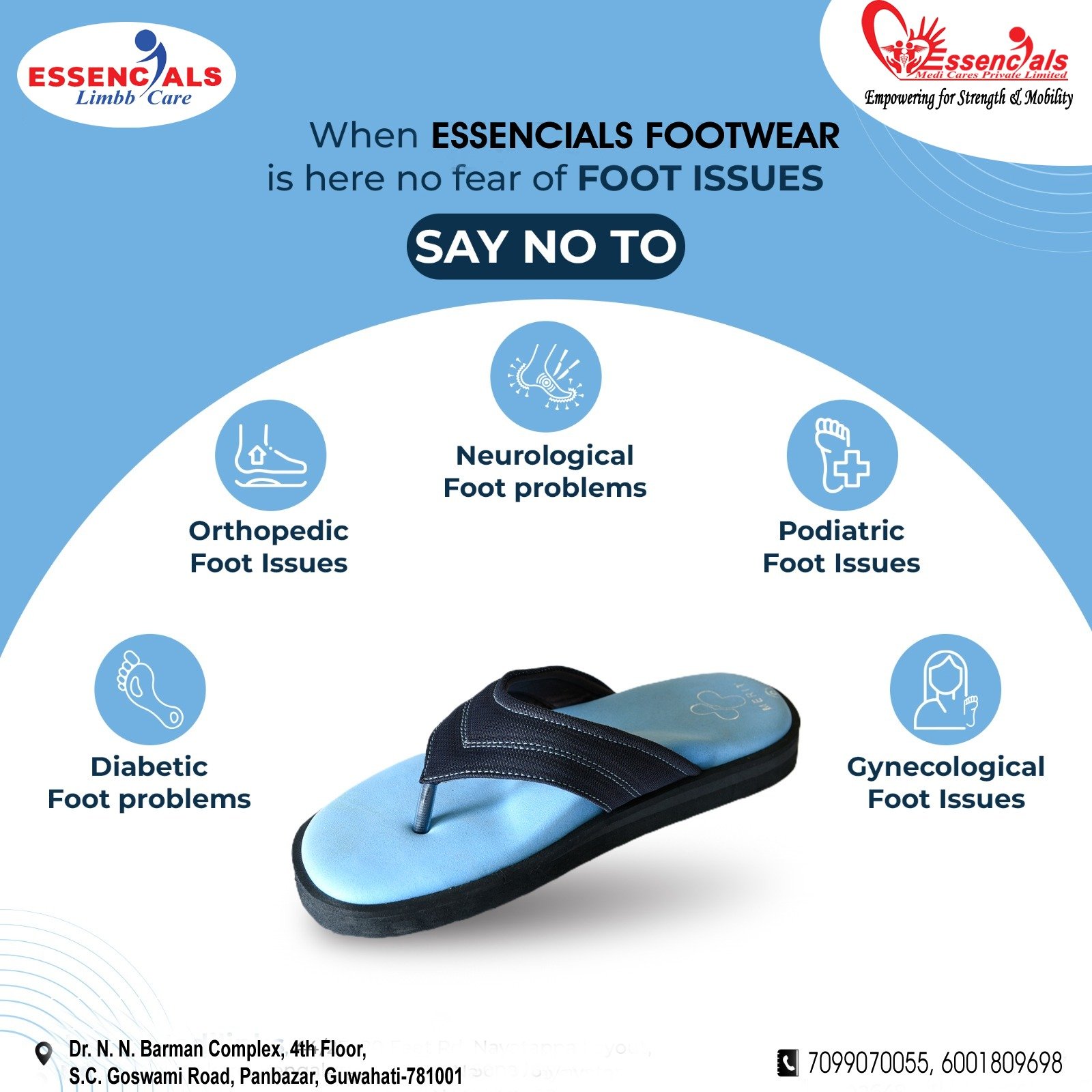 Pain management therapeutic footwear